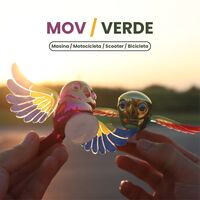 Ornament Decorativ Auto, Flippy, Model Pasare Zburatoare pentru Moto/Auto, din plastic Rezistent, 14.5 x 8 x 5, Mov/Multicolor