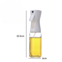 Pulverizator pentru Ulei, Otet sau Alte Lichide, Flippy, Reincarcabil, Multifunctionale, Capacitatea 200 ml, Material Plastic, Culoare Alb
