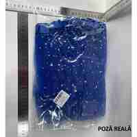 Fusta LED pentru Copii, Flippy, Tutu de Balet pentru Fetite cu Luminite Multicolore Incorporate, Model Stelute, 30 cm Lungime, Albastru