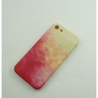 Husa protectie Vafy compatibila cu Apple iPhone 12 Pro Tpu Ombre, Roz/Galben