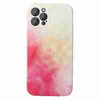 Husa protectie Vafy compatibila cu Apple iPhone 11 Tpu Ombre, Roz/Galben