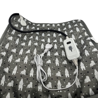 Patura electrica pentru animale de companie, Flippy, perna pentru caini, 45 x 45 cm, 28 W, 3 trepte de reglaj, perna pentru pisici, Anti-Alunecare, Gri