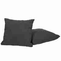 Hamac tip leagan suspendat pentru casa sau gradina HM19, gri deschis cu perne, 130x100cm, 150kg