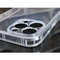 Husa de Protectie, Vafy, Compatibila cu Xiaomi Redmi 13C 5G, Tip Carcasa, Silicon TPU, Protectie camere, Transparent