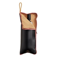 Husa Depozitare Umbrela, Flippy, Impermeabila, Interior Microfibra, cu Fermoar, 28 x 12 cm, Negru/Portocaliu