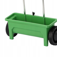 Distribuitor manual pentru seminte si ingrasamant cu reglaj 10 trepte, rezervor 12 litri, 110x57 cm