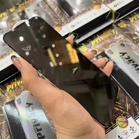 Folie de Protectie pentru Samsung Galaxy S25+, Vafy, Sticla Securizata ESD Antistatica, Super-X Privacy OG, Margini Negre, 0.30 mm, Transparent Inchis