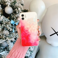 Husa protectie Vafy compatibila cu Apple iPhone 12 Pro Tpu Ombre, Roz/Galben