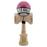 Kendama X TE IUBESC Originala, Profesionala, Flippy, Super Sticky cu Cupe Mari KING SIZE V3, Gaura in Baza, Rulment Metalic, din lemn 18 cm, Ata