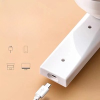 Aparat Pentru Curatat Scame, Par Si Praf, Vafy, Trimmer pentru Diferite Tipuri De Material, Cu Lame Din Otel Inoxidabil, Maner Flexibil, Incarcare Prin USB, 13x8 cm, Alb