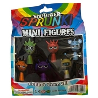 Mini Figurina Sprunki, Flippy, MisteryBox, 6 Personaje Diverse de Colectionat, 7.3 - 9 cm, Multicolor