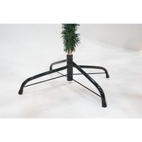 Brad Artificial de Craciun bogat, Flippy, 1.8 m inaltime, 918 ramuri verzi inzapezite, Verde, Decorat, Interior/ Exterior
