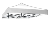 Cort pliabil pentru Evenimente, cadru metalic pentru curte si gradina, 2x3 m, Alb, Flippy