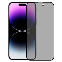 Folie Sticla Securizata, Vafy, Pentru Apple iPhone 16 Plus, Privacy Classic, 2.5D, Confidentialitate 30°, Negru Transparent