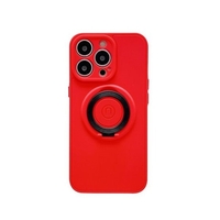 Husa protectie Vafy compatibila cu Apple iPhone 13 Pro Max Mag Safe Silicone Rosu