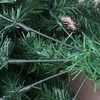 Brad de Craciun artificial cu suport inclus Flippy, 120 cm, 240 ramuri/varfuri, material plastic, suport clasic, fara iluminare, utilizat pentru interior/exterior, verde