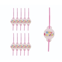 Set 10 Paie, Flippy, Model Happy Everyday, 31 x 16 cm, Multicolor