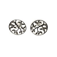 Cercei din Argint 925, Jolie Silver, Copacel in Cerc, 2.54