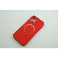 Husa protectie Vafy compatibila cu Apple iPhone 12 Pro Max Mag Safe Silicone Rosu