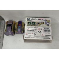 Jucarie Transformabila 2in1, Flippy, Crystal Wing Flying Dragon, Masina/Dragon, Atractie Magnetica, Fluorescent, +3 Ani, din ABS, Multicolor