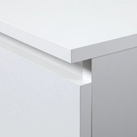 Dulap cu usa si 8 etajere, PAL laminat 16 mm, 80x35x180 cm, alb