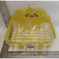 Cutie de Depozitare, Flippy, din Plastic, Montare pe Perete, Model Ratusca, 13x19x12 cm, Galben
