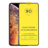 Folie Sticla Securizata, Vafy, Compatibila cu Apple iPhone 16 Pro, Full Cover 9D, HD, Margini Negre, Transparenta
