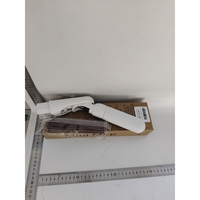 Mop Plat cu Pulverizare, Flippy, Recipient pentru Solutie de Suprafete, Geamuri, Interior Auto, Maner Scurt, Usor de Utilizat, Sistem de Stoarcere, 15.5 x 15.5 x 12.5 cm, Alb