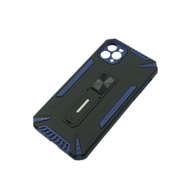 Husa de protectie Vafy pentru Apple iPhone 12 Mini Defender Model 4 cu suport, Albastru inchis