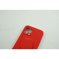 Husa protectie Vafy compatibila cu Apple iPhone 12 Mini Mag Safe Silicone Rosu