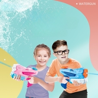 Pistol cu Apa pentru Copii, Rezervor, Pentru Piscina/Plaja, Flippy, 6ani+, 3 duze, Roz, 300ML