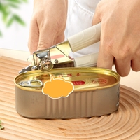 Desfacator de Conserve 3 in 1, Flippy, Instrument pentru Deschis Conserve, Sticle, Otel inoxidabil, Simplu de Utilizat, Maner Anti alunecare, 21.5 x 4.7 cm Alb