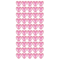 Set 50 baloane pentru petrecere in forma de inima, 30cm, roz