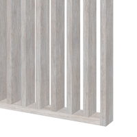 Riflaj perete despartitor MDF, LDA PREMIUM, Stejar Argintiu, 275x58 cm