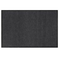 Covoras intrare absorbant antimurdarie, PVC antiderapant, 80x120 cm, gri