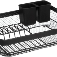 Suport vase 5Five Mayaj cu 1 nivel, otel si plastic, 43x32x13 cm, negru