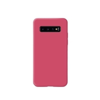 Husa protectie Vafy compatibila cu Samsung Galaxy S10 Liquid Silicone Case Fuchsia
