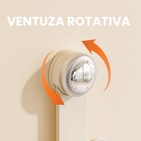 Suport pentru Capace Vase, Vafy, Suport de Depozitare pentru Capacul Oalei in Bucatarie, cu Ventuza, Usor de Montat pe Perete, 19 x 6 x 5 cm, Alb Crem
