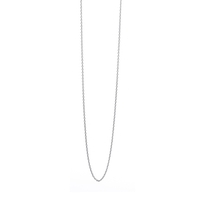Lantisor din Argint 925 rodiat, model la baza gatului, 38 cm, 1 g