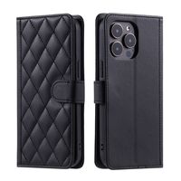 Husa de Protectie Tip Carte, Vafy, pentru Apple iPhone 15, Model cu Suport si Capsa, Antisoc, Rezistenta la Impact, Protectie Camera, Negru