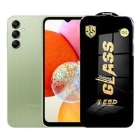 Folie de Protectie pentru Samsung Galaxy A14, Vafy, Sticla Securizata ESD, Margini Negre, Rezistenta la Zgirieturi, Antistatica, 0.35 mm, Transparenta