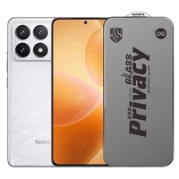 Folie de Protectie pentru Xiaomi Redmi K70 Pro, Vafy, Sticla Securizata ESD Antistatica, Super-X Privacy OG, Margini Negre, 0.30 mm, Transparent Inchis