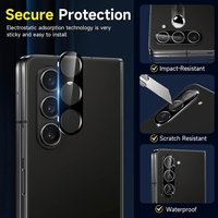 Folie Sticla pentru Camera, Vafy, Pentru Samsung Galaxy Z Fold 5, 3D, Transparent