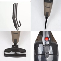 Aspirator Vertical 2in1, Flippy, Fara Sac, 2 Capete, de Mana, Filtrare Multipla, 95 x 24.5 cm, Negru