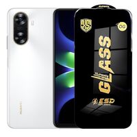Folie de Sticla pentru Huawei Enjoy 70z, Vafy, Sticla Securizata ESD Antistatica, Super-X Privacy OG, cu Margini Negre, Rezistenta la Zgirieturi, 0.35 mm, Transparenta