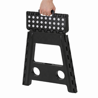 Scaun inaltator multifunctional tip scara, antiderapant, 39 cm, maxim 150 kg, negru