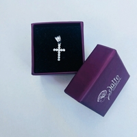 Pandantiv din Argint 925 Jolie Silver, Model Cruce cu Zirconii, 20 x 0.9 mm, 0.84 g