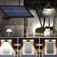 Lampa solara tip pendul, panou solar independent cu cablu de 3 metri, cu telecomanda