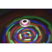 Lampa plutitoare cu LED pentru piscina Bestway FloatBright, 4 culori, 7 moduri, functionare cu 3 baterii AA