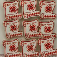 Set 12 Brose Martisor Primavara, Jolie, Model Papirus, cu Mesaj Mult Noroc